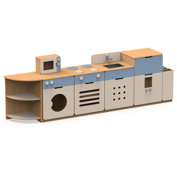 Casa Muñecas - Conjunto Cocina