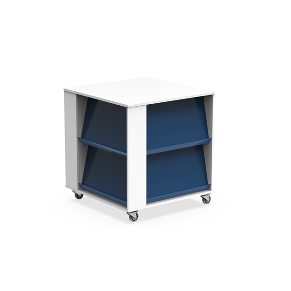 Expositor móvil con Ruedas